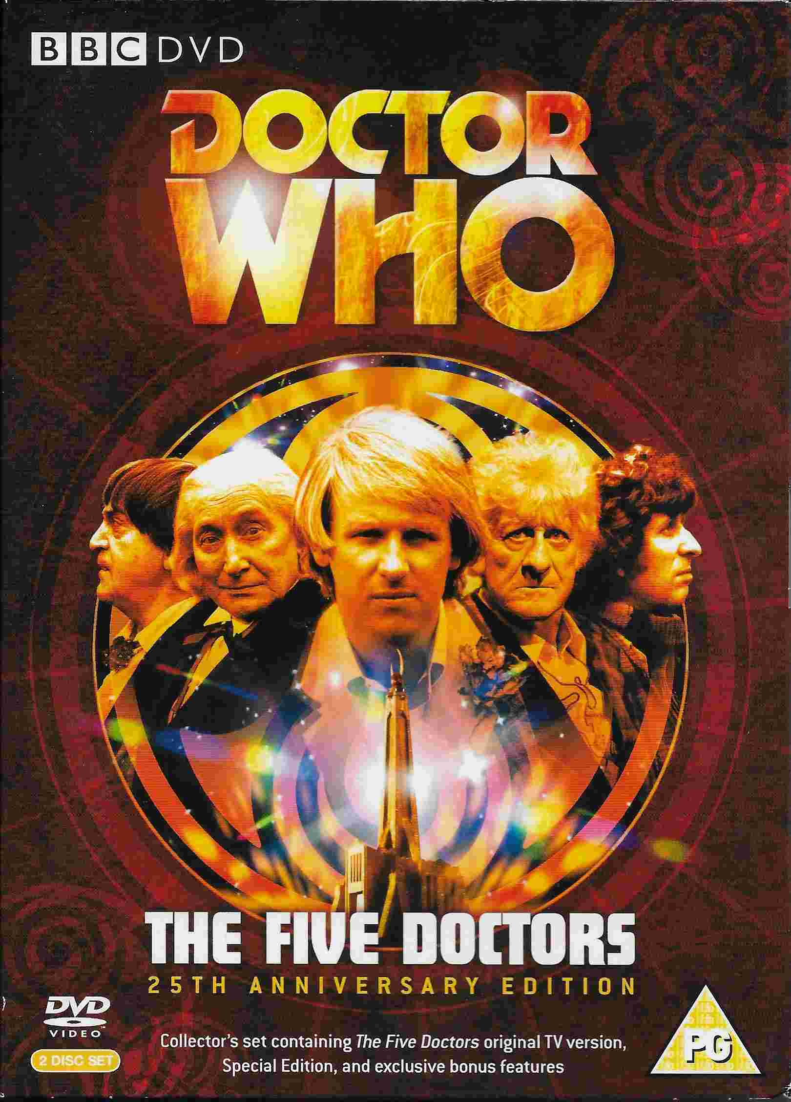 Picture of BBCDVD 2450 Doctor Who - The five Doctors by artist Terrance Dicks from the BBC records and Tapes library